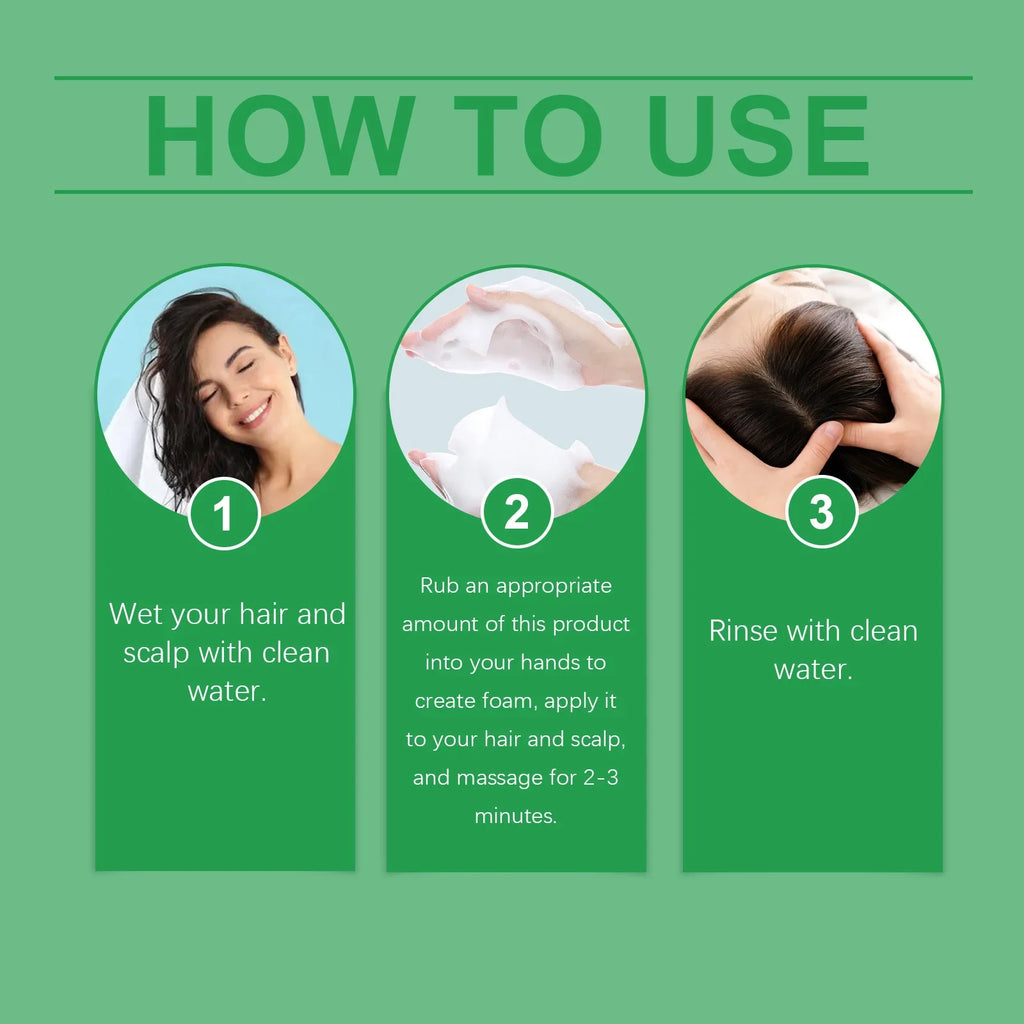 Rosemary Shampoo for Hair Growth, Anti-Dandruff & Volume