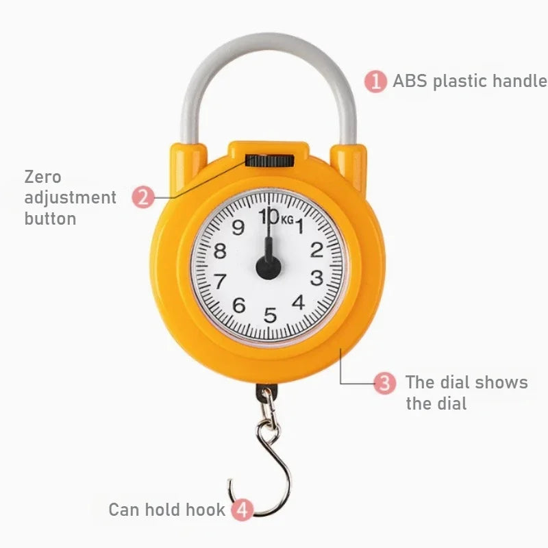 10kg Portable Hanging Scale | 0.1g Precision Kitchen & Travel