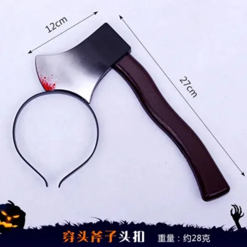 Halloween Scary Headbands Adults Blood Headpiece Costumes Hair