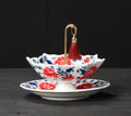 Ceramic Umbrella Tea Strainer & Tray | Kung Fu Tea Filter Set