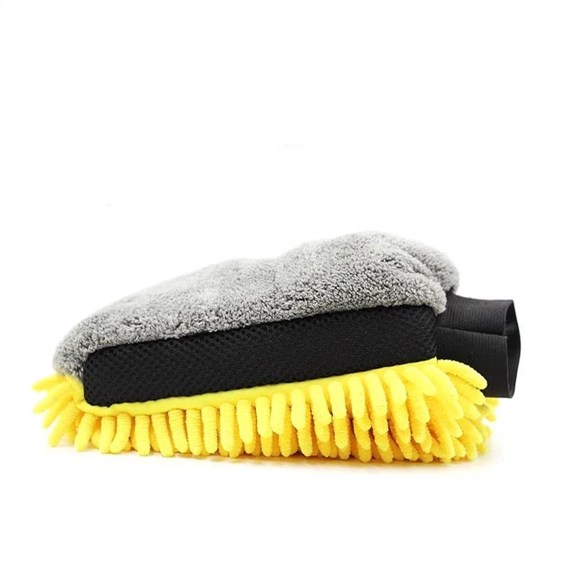Coral Fleece Car Wash Mitt – Soft Anti-Scratch Detailing Glove