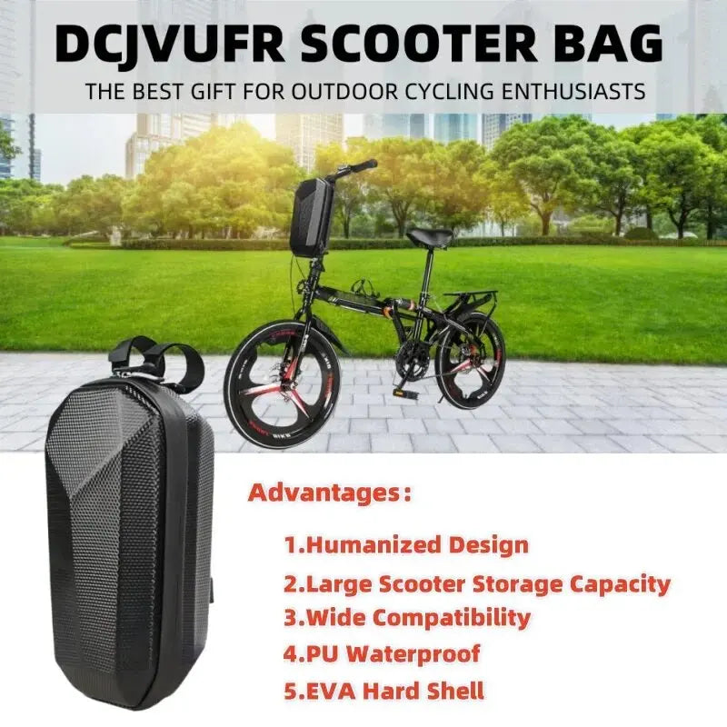 Waterproof Hard Shell Bicycle & Scooter Front Handlebar Bag