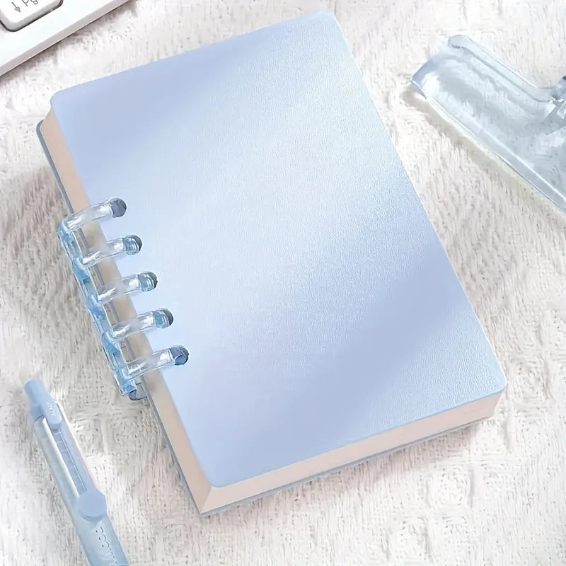 A7 Spiral Pocket Notebooks Set 3/8 Pcs – Lined & Elastic Closure