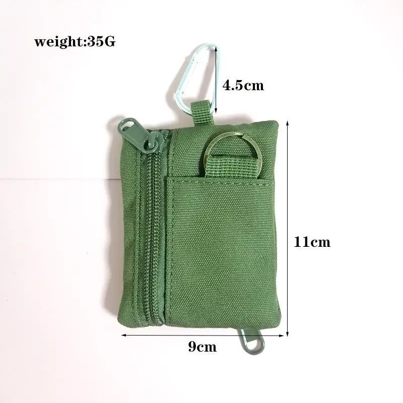 Mini EDC Zipper Pouch – Coin Purse, Key & Card Holder Bag