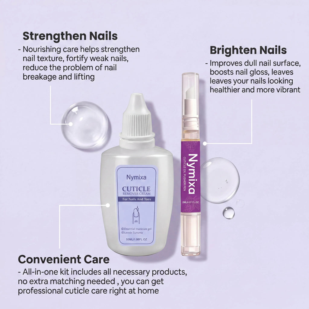 Cuticle Care Kit – Nourishing Oil Pen & Nail Strengthener