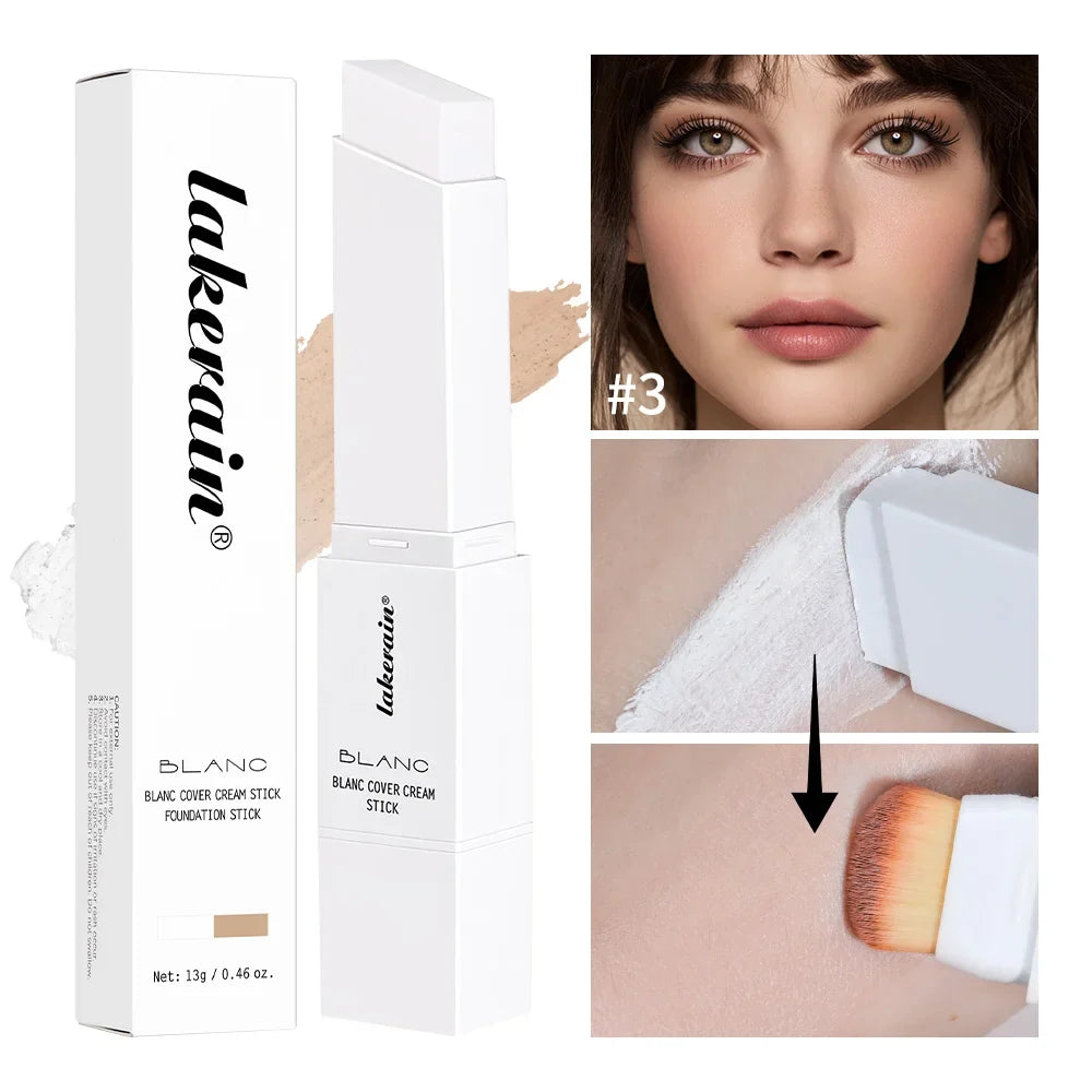 Color-Adapting Foundation Stick with Built-In Brush | Full Coverage