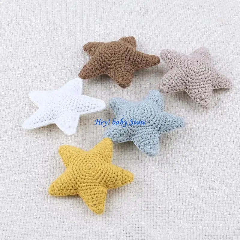 Crochet Star Pacifier Clip Teething Toy | Baby DIY Bead Gift