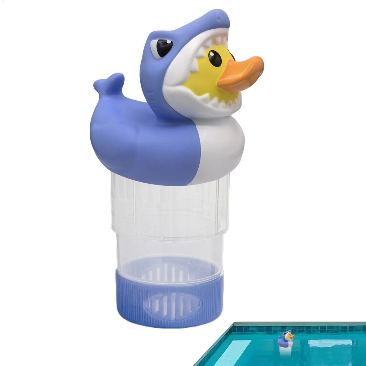 Duck Shark Floating Pool Chlorine Tablet Dispenser