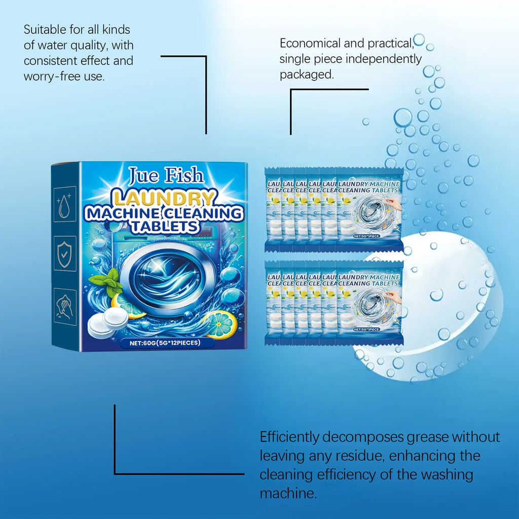 Washing Machine Cleaner Tablets – Deep Clean, Odor Removal