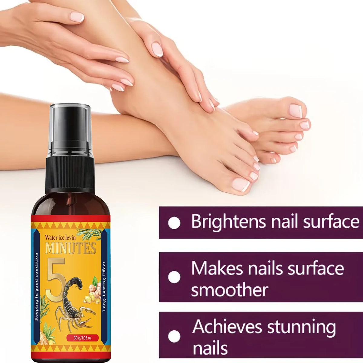 Niacinamide Biotin Nail Repair Spray – Collagen Hydrating Care