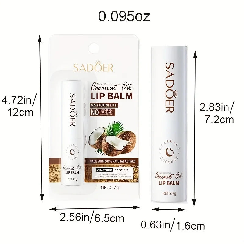 Coconut Lip Balm – Daily Moisturizing Care for Men & Women