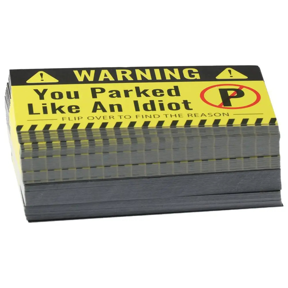 100 Funny Bad Parking Cards – Multi-Violation Notice Pack