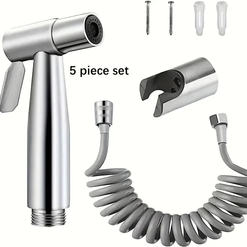 High-Pressure Handheld Shower Set | Self-Cleaning Nozzle