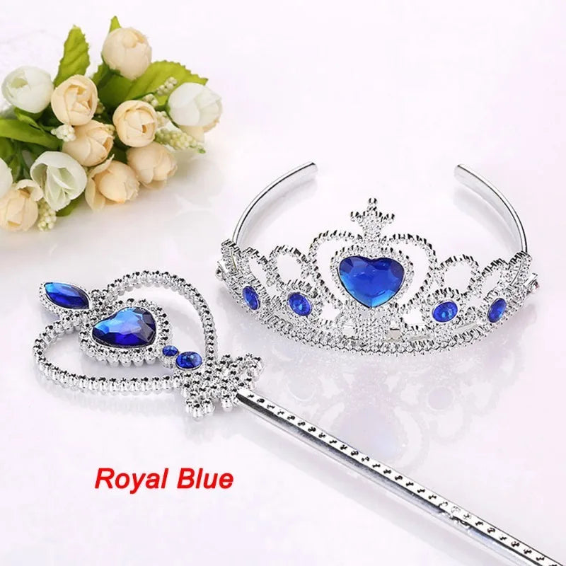 Sweet Princess Tiara Crown Headband Girls Rapunzel Elsa Cosplay Hair