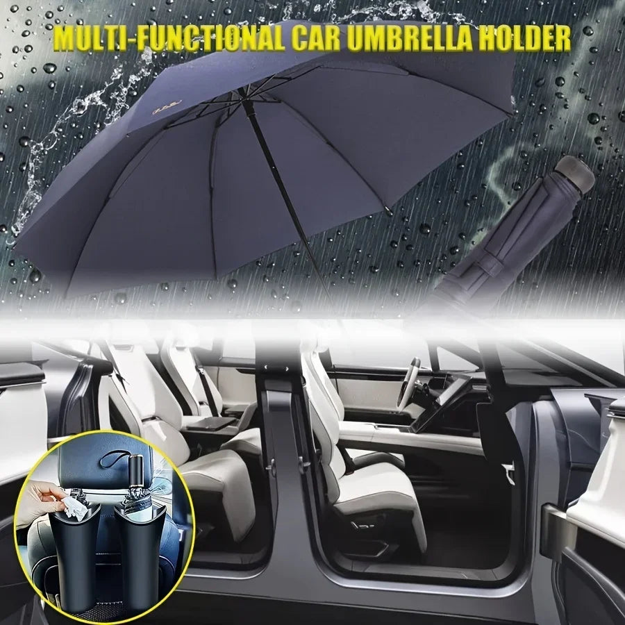 Car Hanging Trash Can – Compact PP Waste Bin for Auto