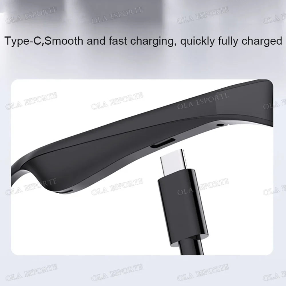Smart Glasses Bluetooth Call Music Control Wireless Fashion Earbuds