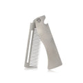 Men's Retro Folding Stainless Steel Comb – Portable Styling