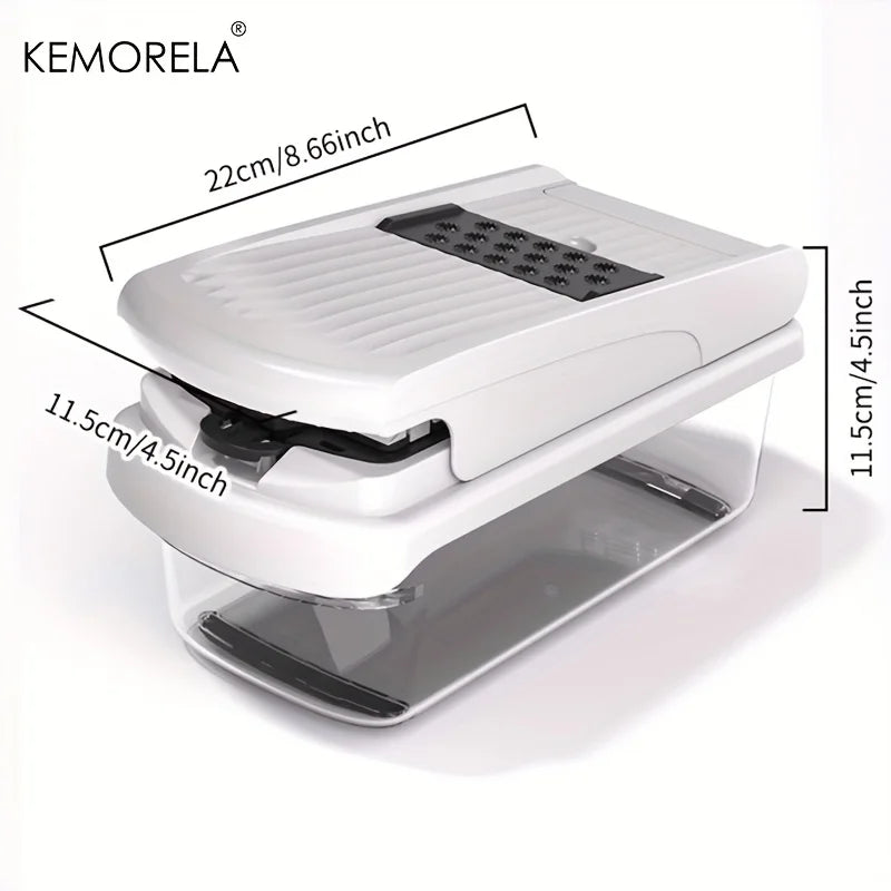 KEMORELA 15-in-1 Vegetable Chopper with Container | Onion Chopper