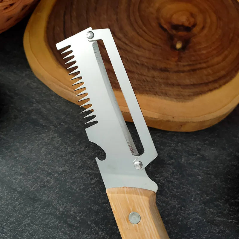 3-in-1 Stainless Steel Vegetable Peeler | Ergonomic Handle