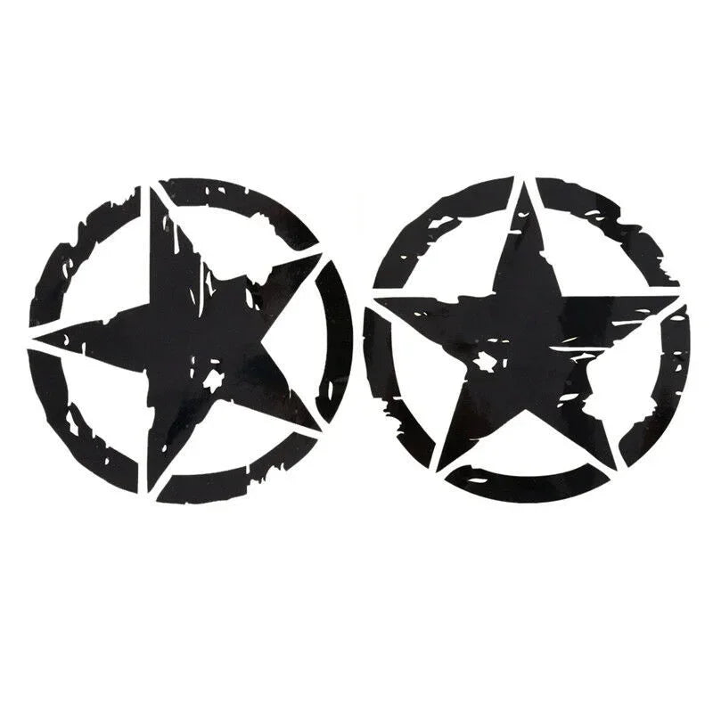 Star Graphic Vinyl Decal Sticker – Jeep, Car & Motorcycle