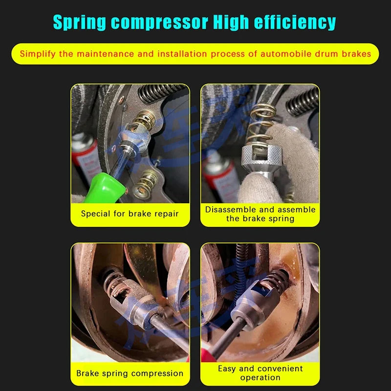 Drum Brake Spring Hold Down Tool – Shoe & Washer Compressor