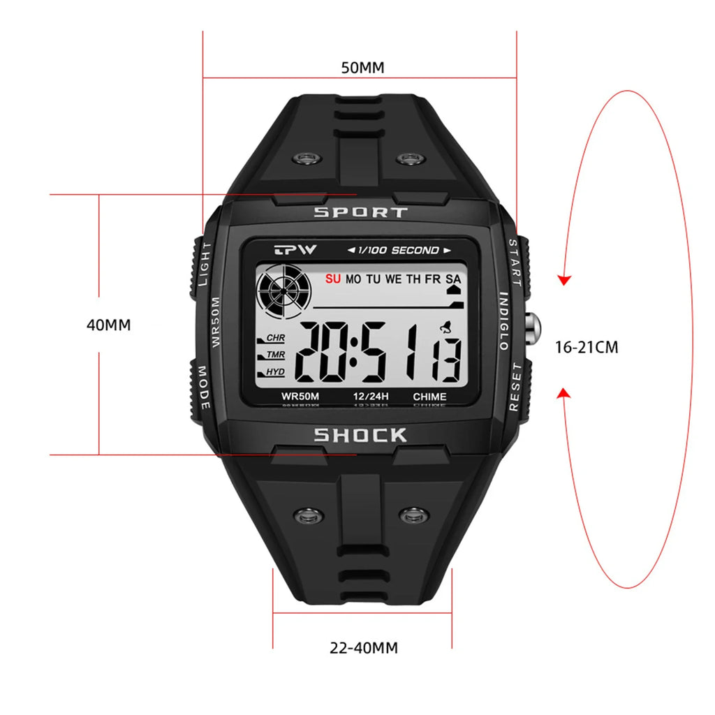 Kids Waterproof Digital Sports Watch | Alarm & Chronograph