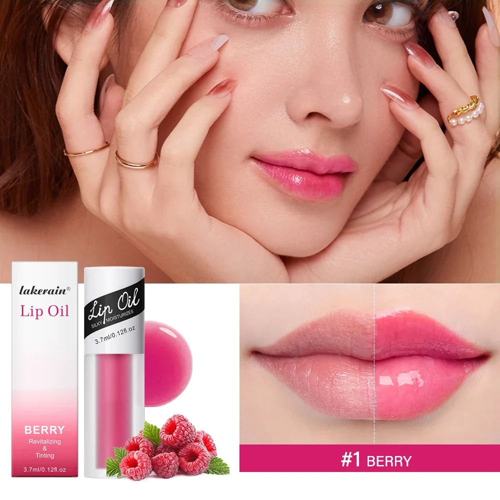 Korean Lip Oil Tint – Moisturizing, Plumping & Long-Lasting