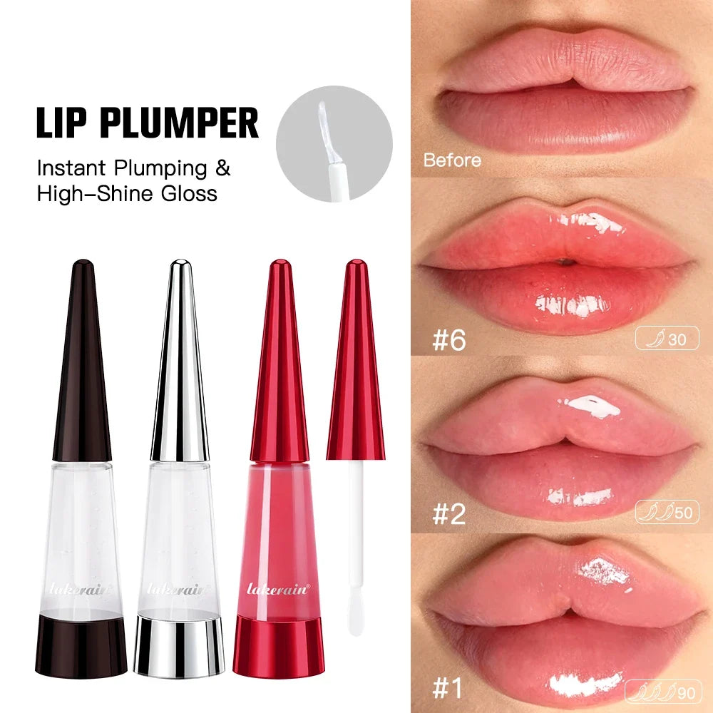 Korean Lip Plumper Gloss – Moisturizing & Fragrance Free