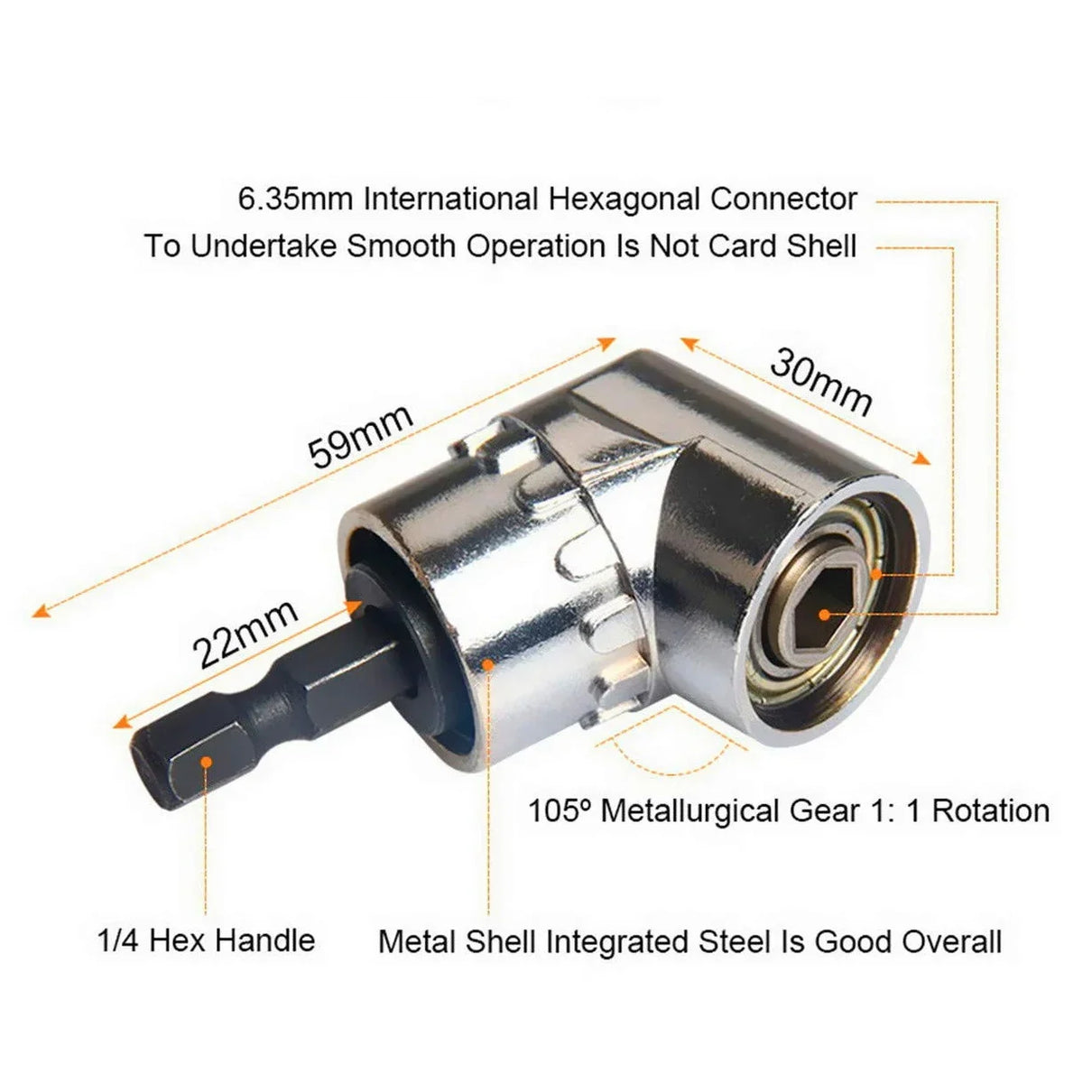 Impact Grade Power Hand Tools Driver Sockets Adapter Extension Hex