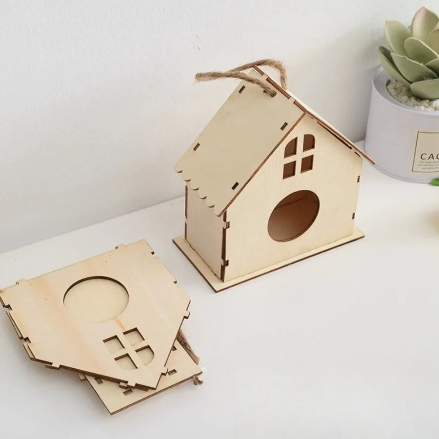 Wooden Mini Miniature Doll House DIY Small Accessory Pet Supplies