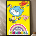 Amazing World of Gumball Self-Stick HD PVC Wall Art Poster