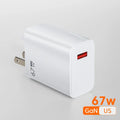 67W USB-C Fast Charger for Xiaomi Redmi POCO | Quick Charge