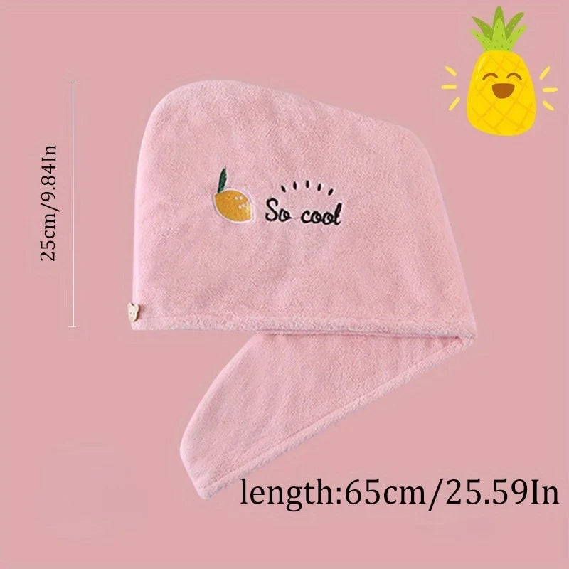 Quickly Dry Hair Hat Absorbent Soft Bathroom Women Head Towels Girls