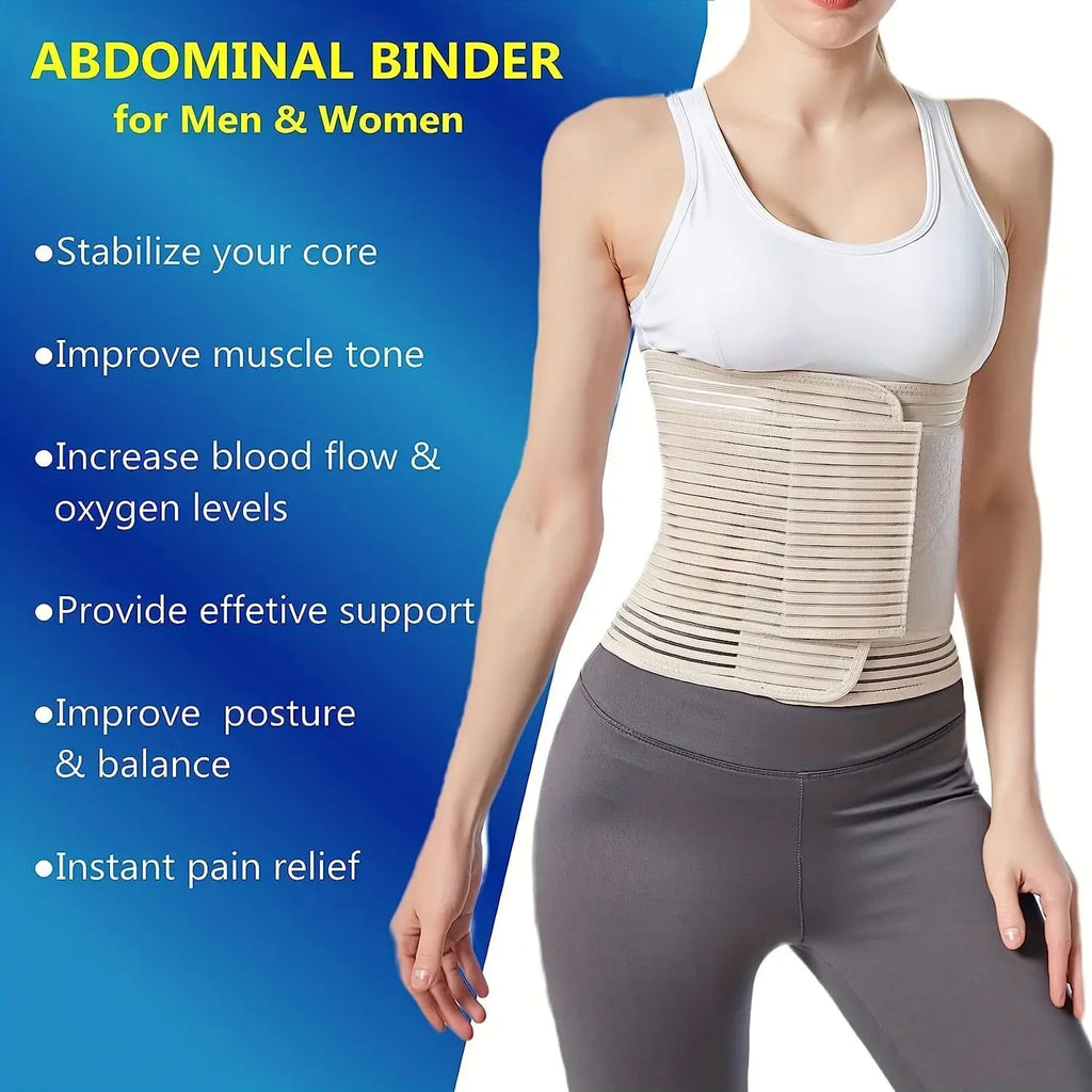 Abdominal Binder Tummy Belt | Compression Stomach Wrap