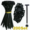 Self-Locking Nylon Zip Tie Buckle Kit – Car Bumper & Home