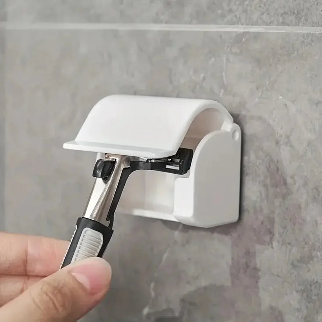 Shower Razor Hanger & Electric Toothbrush Holder | Bathroom Organizer