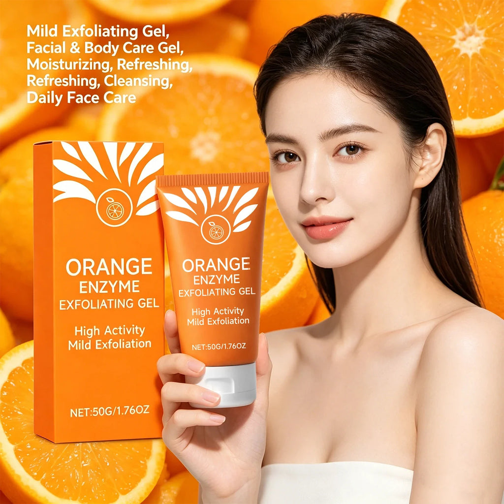 Orange Enzyme Exfoliating Gel for Face & Body – 50g