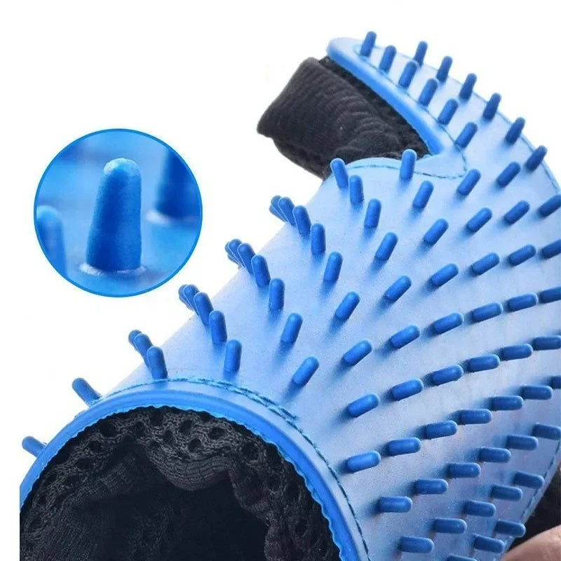 Pet Grooming Glove for Dogs & Cats – Deshedding Massage Comb