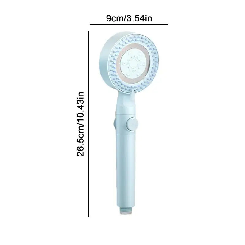 Filtered Handheld Shower Head | 5-Mode High-Pressure Filter