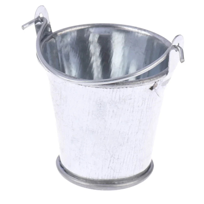 1:12 Dollhouse Miniature Metal Milk Can Bucket – Farm Decor