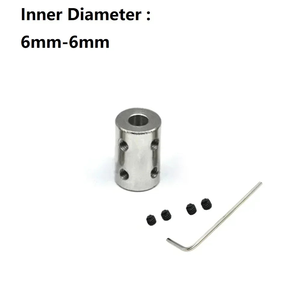 Rigid Shaft Coupling 4–10mm | RC Boat & Car Motor Connector Set