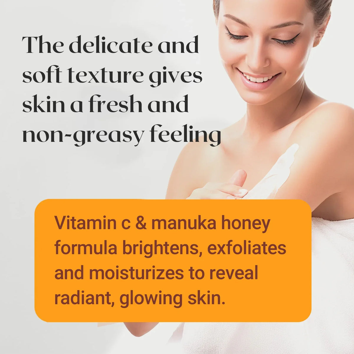 Vitamin C & Manuka Honey Body Lotion – Hydrating Cream 100ml