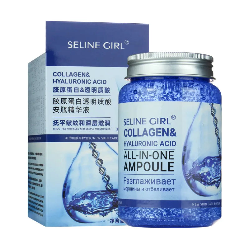 250ml Hyaluronic Acid & Collagen Face Serum | Plump & Firm