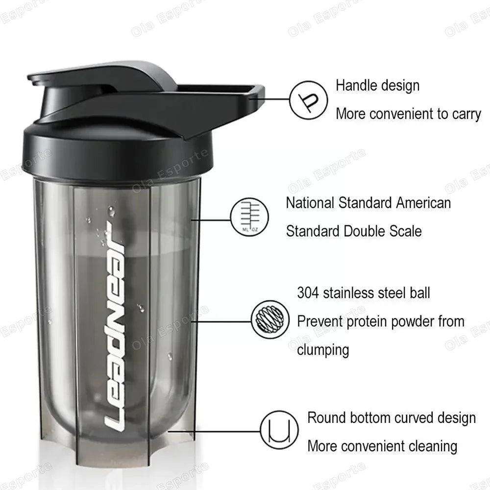 500ml Leak-Proof Protein Shaker Bottle for Gym & Sport