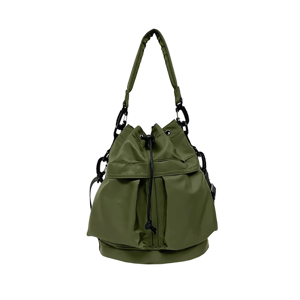 Women's Nylon Bucket Crossbody Shoulder Bag | Large Capacity Tote