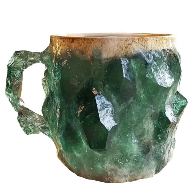 Fashionable Mineral Crystal Coffee Mugs Imitation Resin Cups Tea