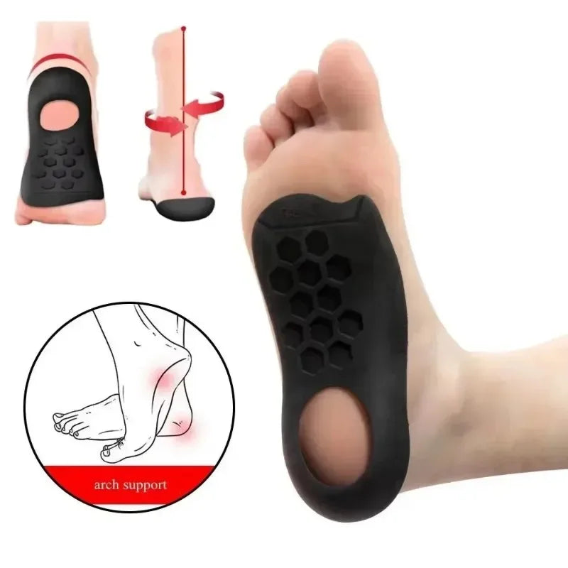 Arch Support Orthotic Insoles for Flat Feet & Plantar Fasciitis