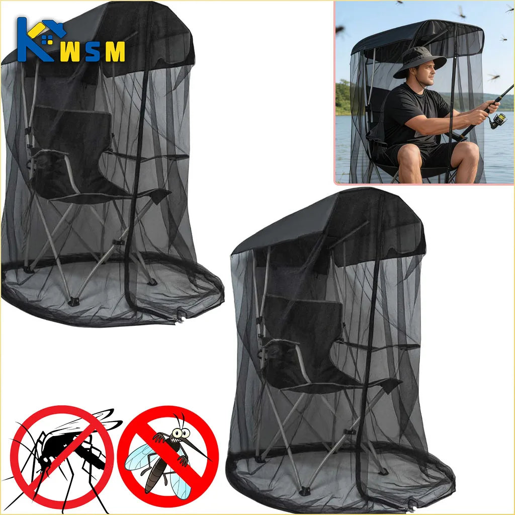 Portable Foldable Outdoor Mosquito Net for Canopy Chair