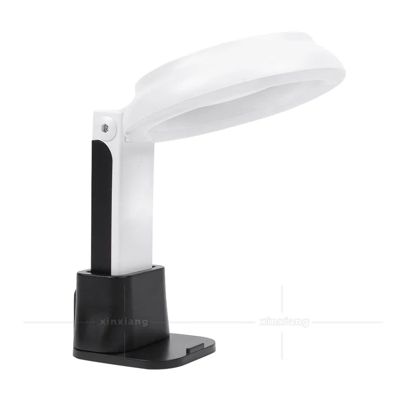 Rechargeable Magnifier 6X 8X 16X with Tri-Color LED – Handheld