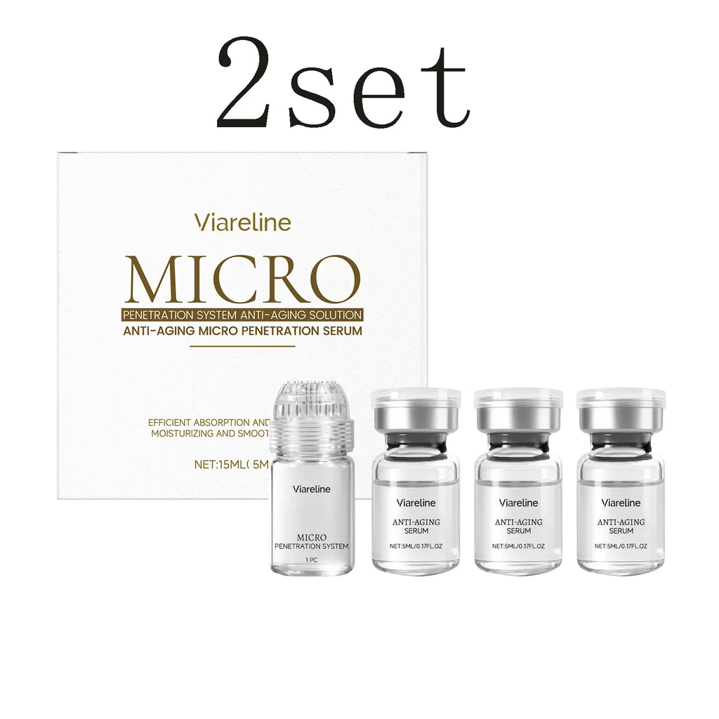 VIARELINE Facial Roller Kit – Hydrating Serum Set All Skin